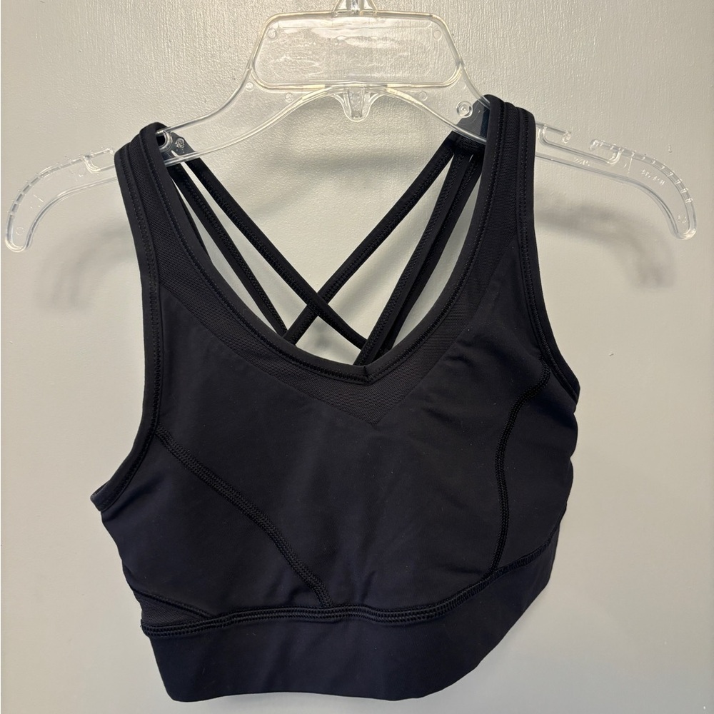 Lululemon Black Strappy Sports Bra Intimates
